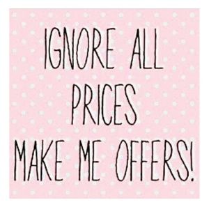 All offers welcome